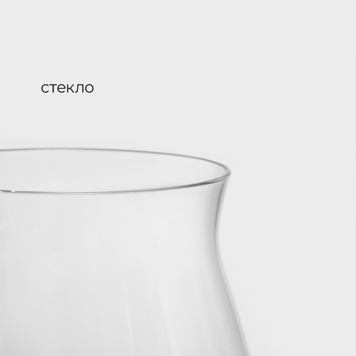 Бокал стеклянный для пива Magistro &laquo;Теку&raquo;, 400 мл, 9&times;20 см