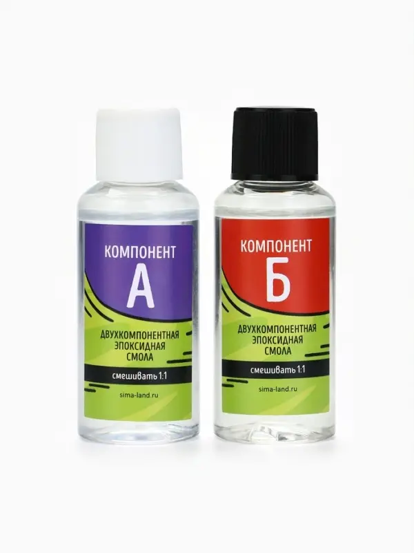 Набор для создания брелока из эпоксидной смолы "Мишка" с блёстками