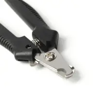 Набор по уходу за когтями: когтерез боковой (отверстие 8 мм) и пилка, черный и красный