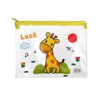 Папка на молнии А5 "Зверушки", МИКС