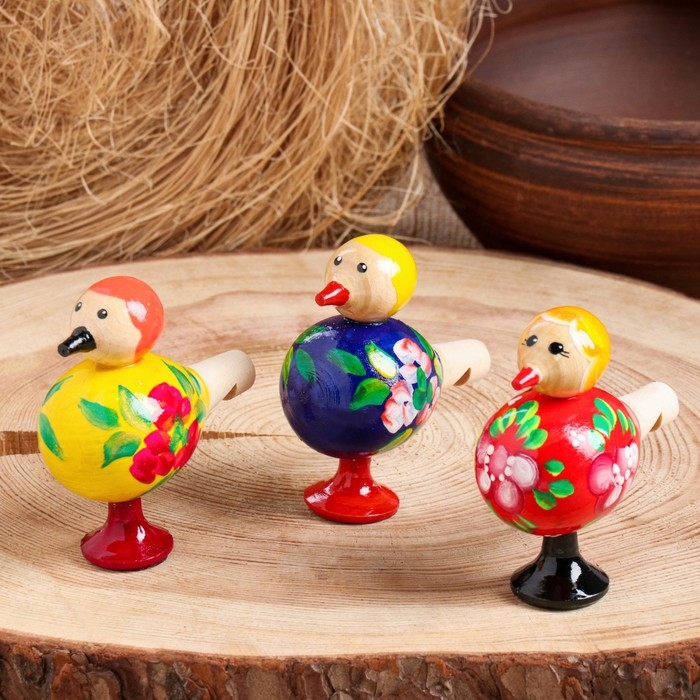 Свистулька &laquo;Птичка&raquo;, 8,5 см, микс, ручная роспись