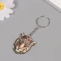 Брелок дерево "Леопард" 3,9х3,3х0,3 см