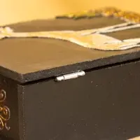 Шкатулка "Жираф" 19х15х7 см, МДФ