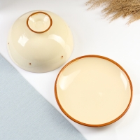 Блинница - хлебница "Застолье" 1,8л / 15х24см, карамель