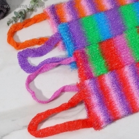 Мочалка для тела Доляна &laquo;Радуга&raquo;, 12&times;45 см, МИКС