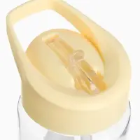 Поильник детский с трубочкой &laquo;Зайка&raquo;, 350мл., цвет бежевый Mum&Baby