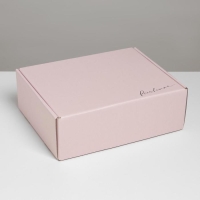 Коробка подарочная складная, упаковка, &laquo;Розовый&raquo;, 27 х 21 х 9 см