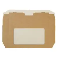 Коробка складная, с окном, крафт, 22 х 12 х 5,5 см