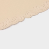 Набор салфеток сервировочных на стол Доляна, 2 шт, 45&times;30 см, бежевый