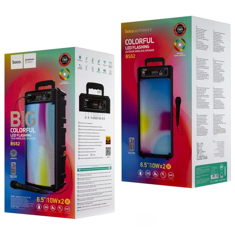 * Портативная акустика BS52 Bluetooth HOCO черная