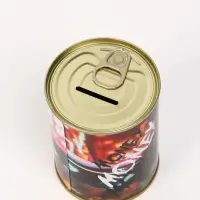 Копилка металлическая, 9.5 см&times;7.5 см&times;7.5 см, Человек-паук