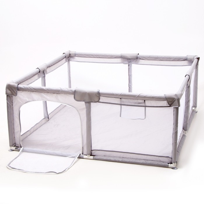 Манеж детский &laquo;Серый&raquo;, 150х150х68 см