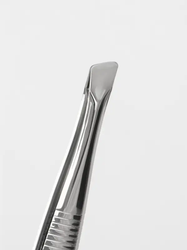 Пинцет скошенный, широкий, 8.5 см