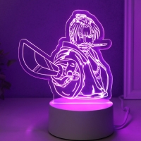 Светильник "Аниме. Воин" LED RGB от сети RISALUX 9,5х14,9х16 см