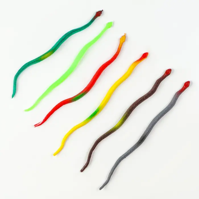 Резиновая игрушка &laquo;Змея. Ужик&raquo;, 18 см, цвета МИКС