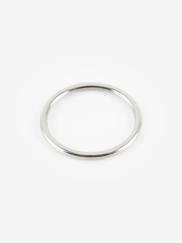 Кольцо для бретелей, металлическое, 15 мм, 20 шт., цвет серебряный