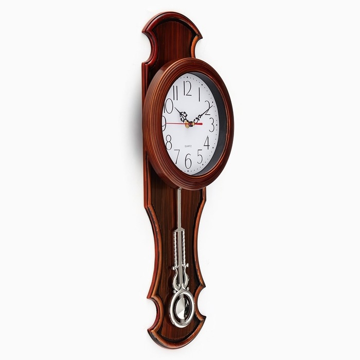 Часы настенные интерьерные &laquo;Винтаж&raquo;, плавный ход, 23&times;5&times;60, циферблат d-18 см