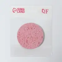 Спонж для умывания, d=8 см, розовый