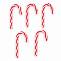 Новый год! Декор для творчества &laquo;Леденец&raquo;, в наборе 5 шт, размер 1 шт &mdash; 7,5 &times; 4 &times; 0,5 см