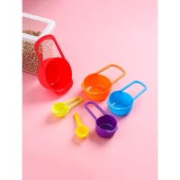 Набор мерных ложек Доляна &laquo;Креатив&raquo;, 6 шт: 250 мл,125 мл, 85 мл, 60 мл,15 мл,7,5 мл, цвет МИКС