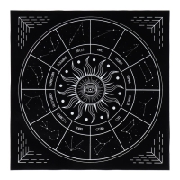 Скатерть для гадания бархатная &laquo;Звездный путь&raquo;, 50х50 см, 16+