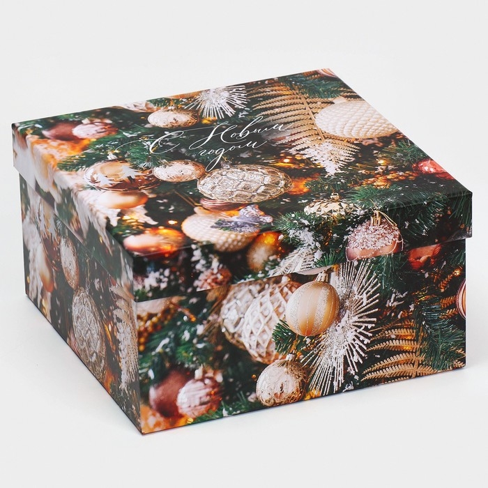 Набор подарочных коробок 6в1 &laquo;С Новым годом&raquo;, 10 х 10 х 6 - 20 х 20 х 11 см, Новый год