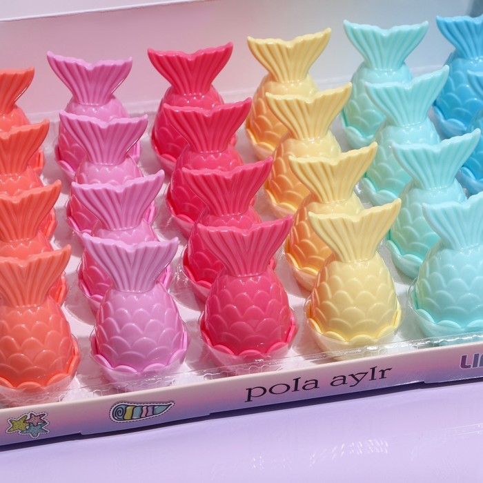 Бальзам для губ &laquo;Морской хвостик&raquo;, микс цветов и запахов