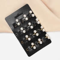 Зажим для платка &laquo;Дуо&raquo;, цвет МИКС (неделимая фасовка 12 шт., цена за шт.)