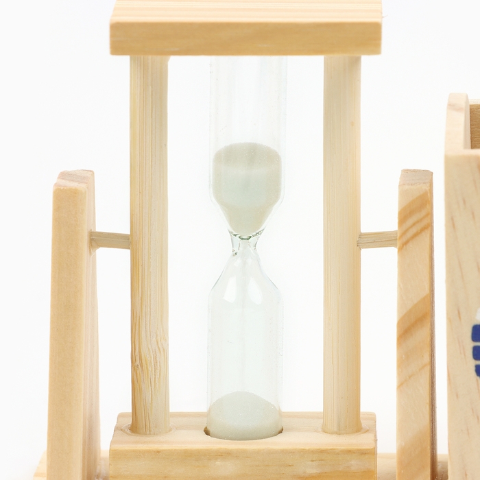 Песочные часы &mdash; органайзер "Don't worry be capy" для канцелярии, 13.5 х 9.5 х 5 см