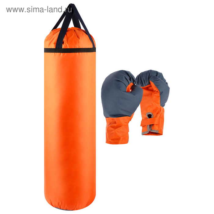 Набор боксёрский детский &laquo;Гигант&raquo;: перчатки, груша, d=25 см, h=80 см, цвета МИКС