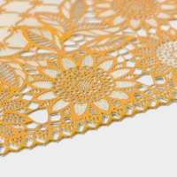 Салфетка сервировочная на стол &laquo;Подсолнухи&raquo;, 45&times;30 см, цвет золотой