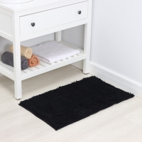 Коврик для дома LaDо́m, букли, плотность 1400 г, 50&times;80 см, цвет графитовый