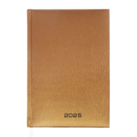 Ежедневник датированный 2024 года, А5, 176 листов, Attomex.Regent, обложка бумвинил, ляссе, блок 70 г/м2, золотой