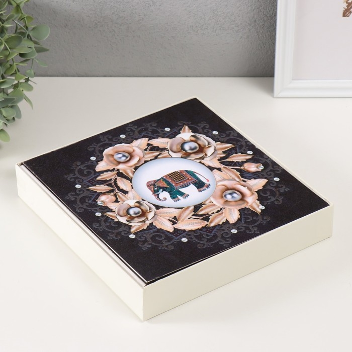 Фотоальбом дерево на 100 фото 10х15 "Королевский слон" 23х22х4 см