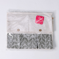 Органайзер подвесной с карманами Доляна &laquo;Зигзаг&raquo;, 8 отделений, 35&times;53 см, цвет серый