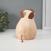 Копилка керамика "Свинья мордашка с большим пяточком" под дерево 13,3х11,7х16,3 см