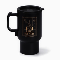 Новый год. Термокружка с USB кабелем &laquo;Happy New Year&raquo;, 450 мл