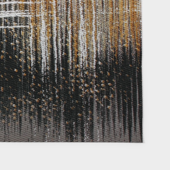 Салфетка сервировочная на стол &laquo;Сияние&raquo;, 45&times;35 см, цвет коричневый