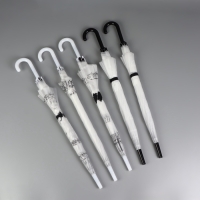 Зонт - трость полуавтоматический &laquo;Коты&raquo;, 8 спиц, R = 47/54 см, D = 108 см, цвет МИКС