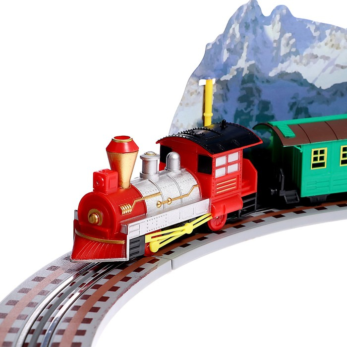 Железная дорога &laquo;Дальнее путешествие&raquo;, работает от сети, протяжённость пути 5,06 м