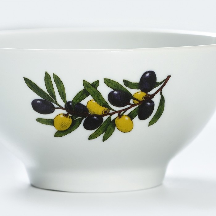 Пиала фарфоровая &laquo;Оливки&raquo;, 370 мл, d=12,5 см