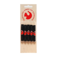 Соус черный, набор 5 штук (длина65&plusmn; 1мм;диаметр 10.5 &plusmn; 0,6 мм), в блистере