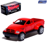 Машина металлическая &laquo;Раптор&raquo;, открываются двери, 1:32, инерция, цвет красный