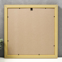 Фоторамка пластик 35х35 см, золото (пластиковый экран)