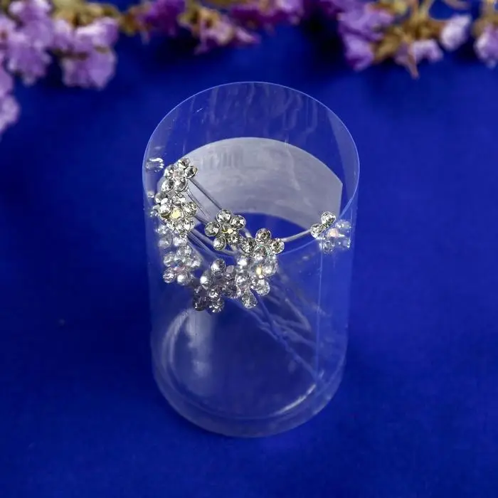 Шпилька для волос &laquo;Цветочек&raquo;, серебро