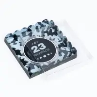 Коробка для печенья, &laquo; С Днем защитника Отечества&raquo; 18&times;18&times;3