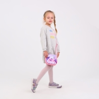 Сумка детская &laquo;Зайка в свитере&raquo; из эко-кожи, на ремешке, 17х12х5 см