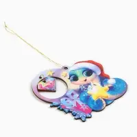 Елочная игрушка &laquo;Нежность&raquo; 6 шт., 8.8&times;8.7 см