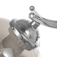 Люстра "Муза" 2х40Вт Е27 хром