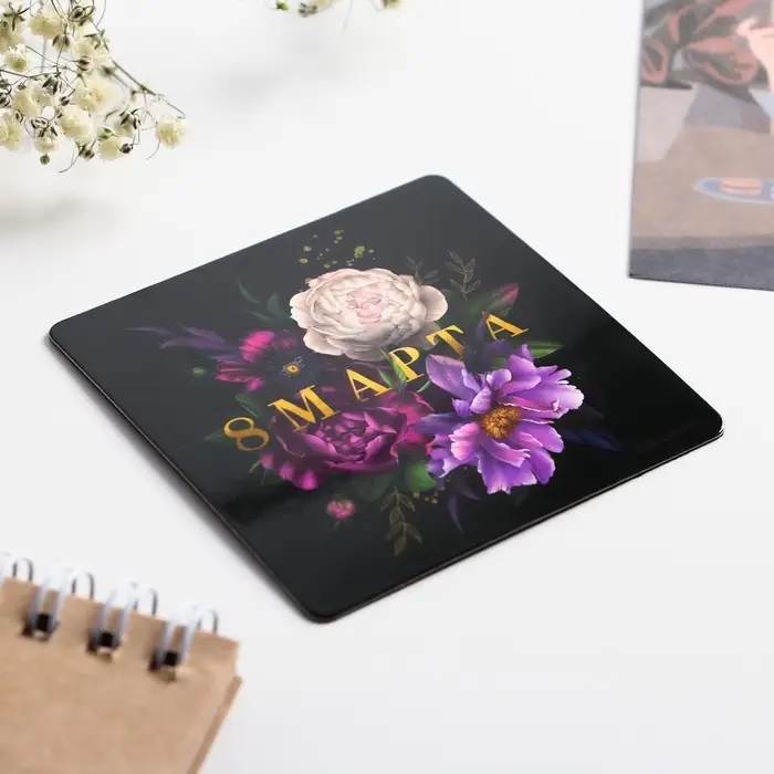 Магнит на холодильник &laquo;8 Марта&raquo;, 7 х 7 см